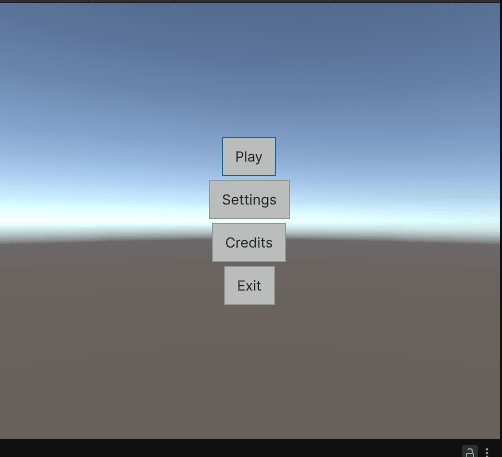 Gif of the SimpleMenuSystem's Example in Use